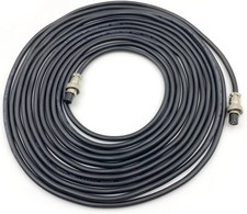 19.69 ft GX12 5 Pin Double Female Head Aviation Cordset, 19.69ft, Silver