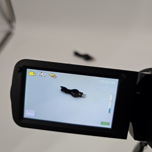 Andoer Video Camera HDV-Z20 HD 1080P WiFi Touch Panel 24MP Battery & USB Tested - Picture 2 of 18