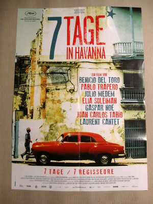 SIEBEN TAGE IN HAVANNA - Plakat - 7 Benicio Del Toro Daniel Brühl Emir Kusturica