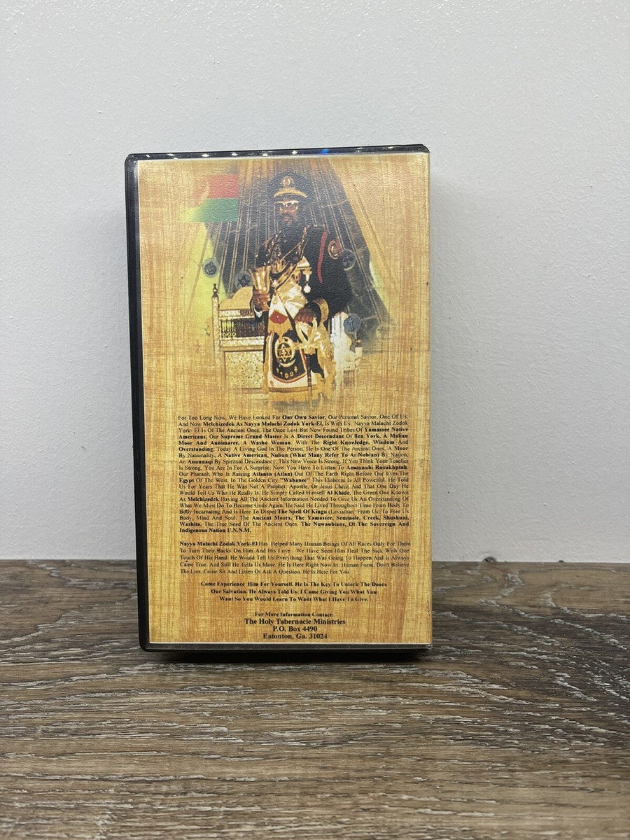Dr. Malachi Z. York: No More God Games VHS Tape Yamassee