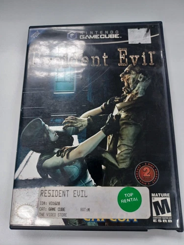 Resident Evil (GameCube, 2002) Case and 2 Discs - English