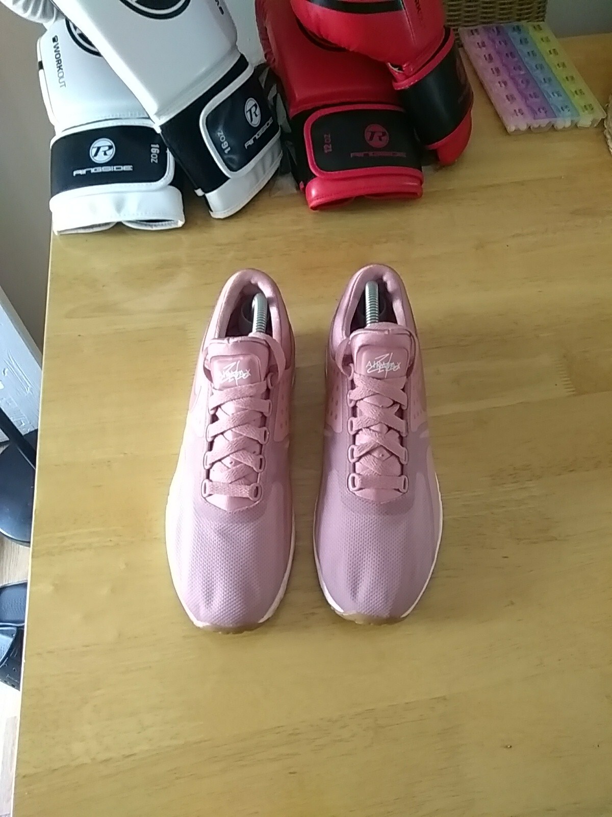 dusky pink nike trainers