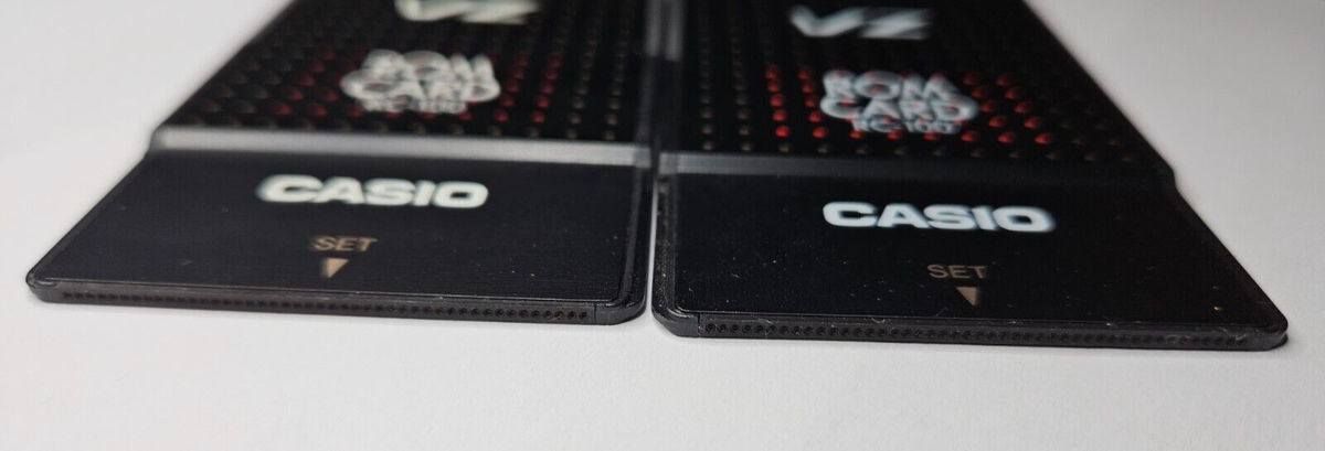 Casio RC-100 Rom Cards (Quantity: 2 [Two]) | eBay