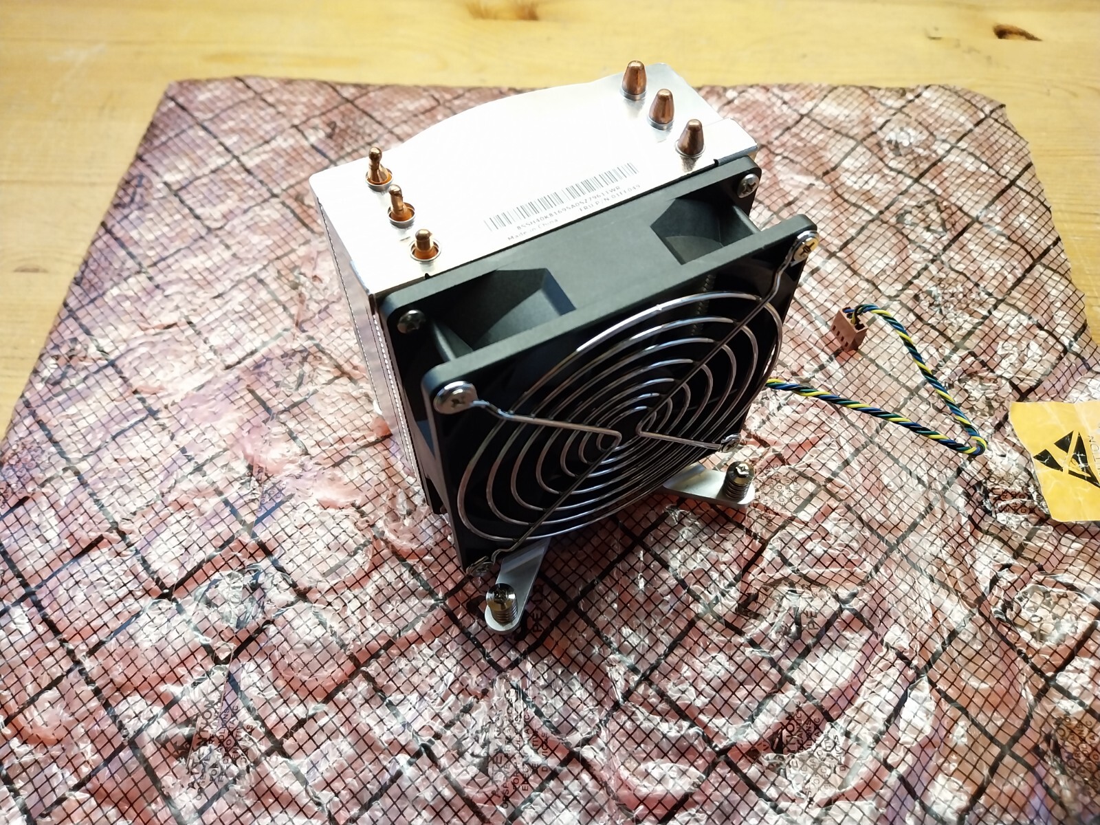 Lenovo ThinkStation XEON CPU Thermal Heat Sink & Fan PN 01EF049 eBay