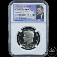 1976 S Kennedy Silver Half Dollar NGC PF68 Ultra Cameo