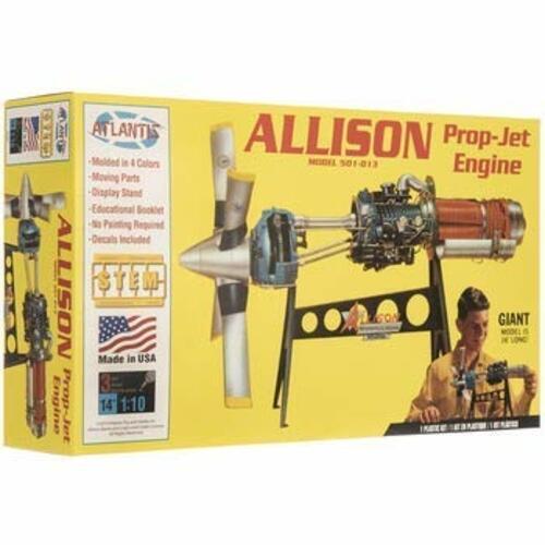 Jet Engine Allison Prop Jet 501-D13 Engine Model Model Ships Kits