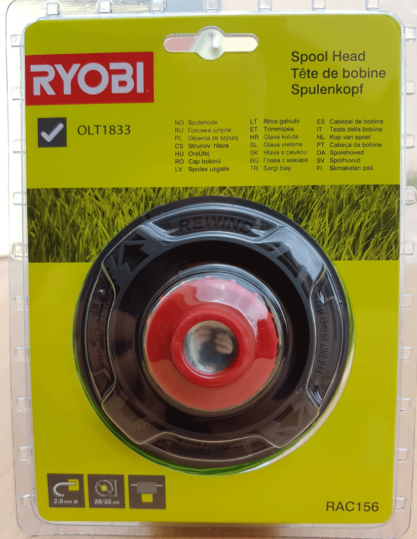 RYOBI Fadenkopf RAC156 fur Rasentrimmer OLT1833 5132004531 eBay