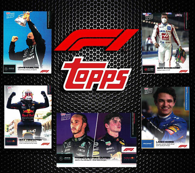 Topps Now Formula 1 2020-21-22 Verstappen Hamilton Leclerc Norris Choose Cards