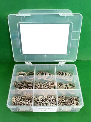 Schnorr Scheiben Sperrzahnscheiben  S Edelstahl A2  ø5 - 20 mm Sortiment 395-tlg