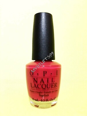 OPI Nail Lacquer ''NL A47 RED HOT AYERS ROCK'' AUSTRALIA COLLECTION 2007 HTF NEW!!