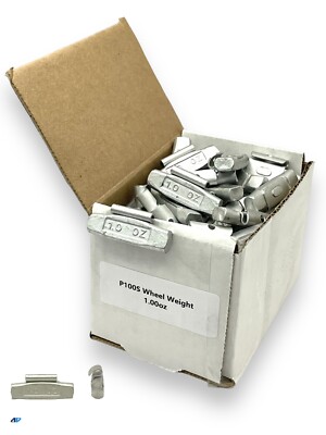 Wheel Balancing Wheel Weights P Type Coated Clip On 1.00oz Box of 50pc P Style