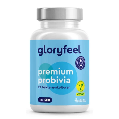 GLORYFEEL Premium Probivia Kulturen Komplex - Markenrohstoff HOWARU® - 22 Stämme + Inulin