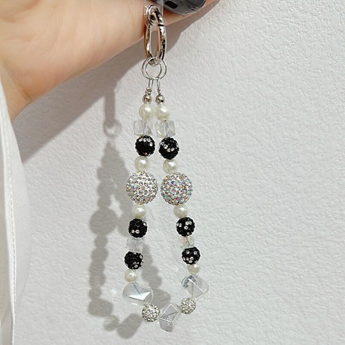 Mobile Phone Lanyard Wrist Carrying Chain Water Diamond Ball Anti Loss Lanyard - Zdjęcie 7 z 18