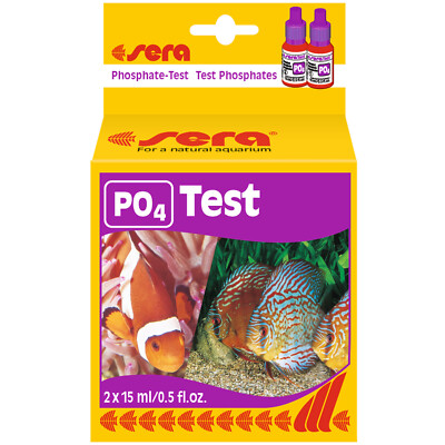 Sera Phosphate PO4 Test Kit 60 Tests for Marine or Freshwater Aquarium and Ponds