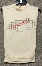 Vintage 70's Collegiate Pacific Cornell University Sleeveless Open T-shirt Small