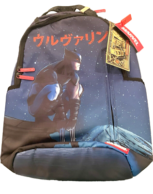 SPRAYGROUND X MARVEL WOLVERINE SAMURAI Backpack NWT, Rare Limited
