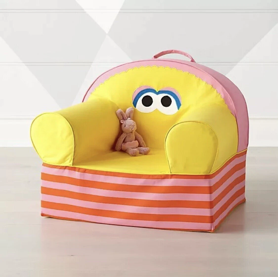 Crate Barrel Kids The Land of NOD Sesame Street Big Bird Chair Cover New