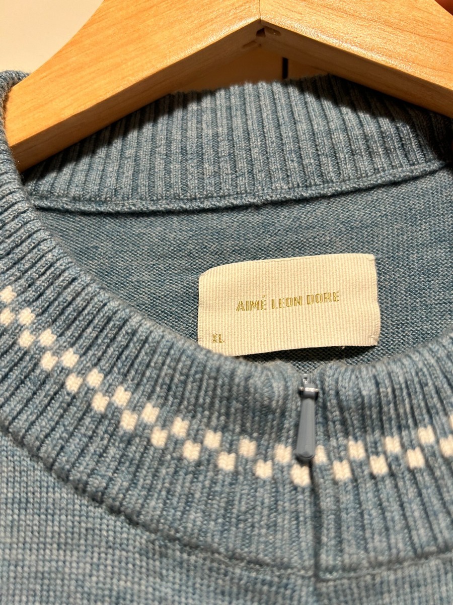 Aime Leon Dore Knit Cycling Jersey - Blue | eBay
