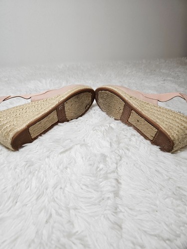 Ralph Lauren Women's Espadrille Wedge Pump Pink - Size 6.5B - Picture 5 of 7