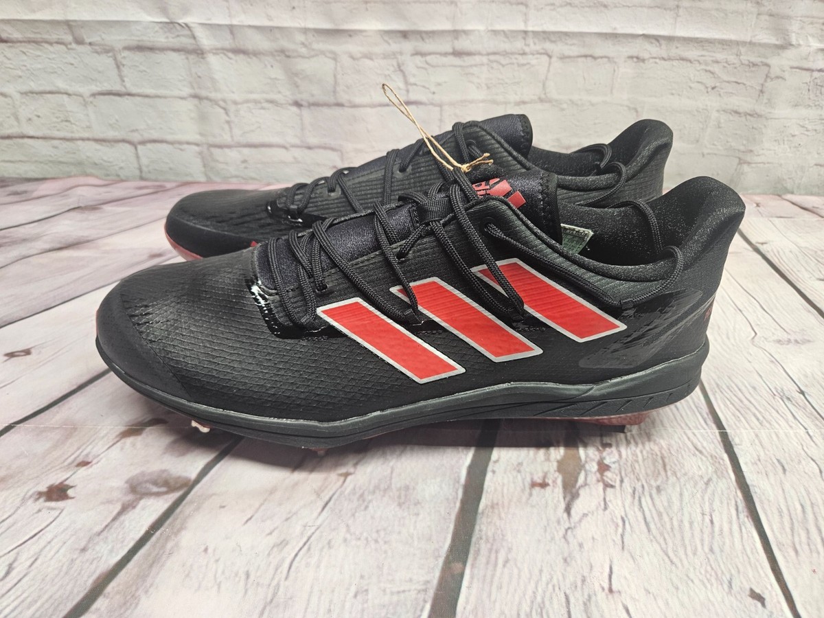 Adidas Adizero Afterburner 8 Metal Baseball Cleats Black Red H00976 Mens Size 13 Adidas Adizero Afterburner 8 Metal Baseball | Mercari main image 2