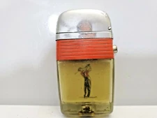 WORKING VINTAGE Scripto Vu Lighter Golfer & Red Band     3539 .29
