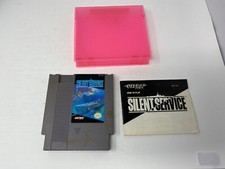Silent Service (Nintendo Entertainment System, 1989) NES Authentic w/ Manual