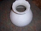 VINTAGE Hobnail Milk Glass Lamp Shade