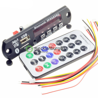 MP3 WMA FM AUX Decoder Modul Audio TF SD Card USB Radio Auto KFZ 12V
