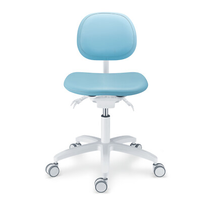 Dental Stool Ergonomic Skin Feel Leather Seat Doctor lifting Swivel Chair 066