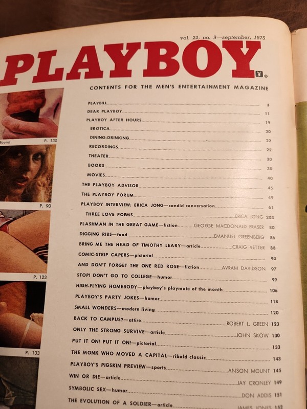 Playboy Magazine September 1975 Playmate Mesina Miller Birthday Present