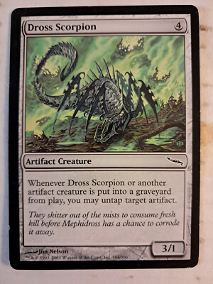 Dross Scorpion Mirrodin (164/306) MTG MAGIC ARTIFACT LP BULK DISCOUNT