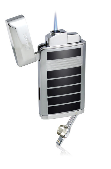 CASETI - Single Jet Flame - Polished Chrome & Black Stripe - CA-246 (1)