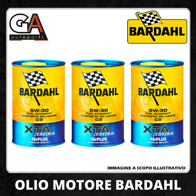 Motoröl Bardhal Xta Polar Plus 5W30 C2 Service Auto Fiat Alfa Lancia 3 Lt