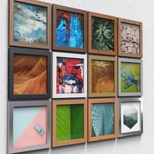 Square Picture Frame Photo Frame Poster Size Frame Black Oak White Pewter Walnut