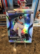 2020 Panini Prizm Silver Warming In The Pen-Brent Honeywell #WIP7 SD Padres