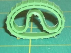 New Replacement Green Treads for Matchbox Lesney #8a/b, #18a/b Cat #M4 Ruston