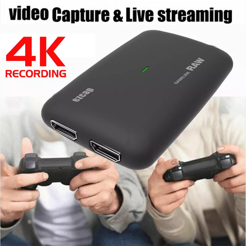 Video USB 3.0 HD Audio 4K 60FPS Game Real-Time Streaming Video Recorder  Capture Device 