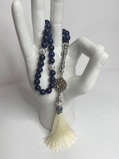 Lapis Lazuli  PRAYER  BEADS MASBAHA TASBIH 33 l beads