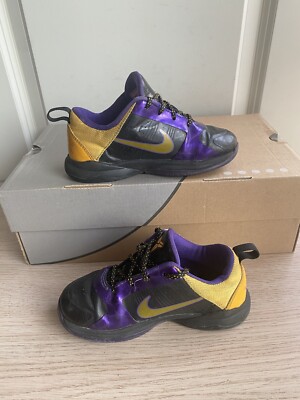 RARE 2009 Nike Kobe 5 “Lakers Away” 386649-071 Toddler