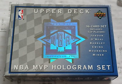 1992 UPPER DECK MVP HOLOGRAM 36 CARD SET w/ HGA 8.5-9 SHAQ