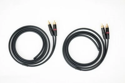 Replacement RCA Cable Technics SL1200 MK2 SL1210 | Mogami HD Pro | Pair 2X