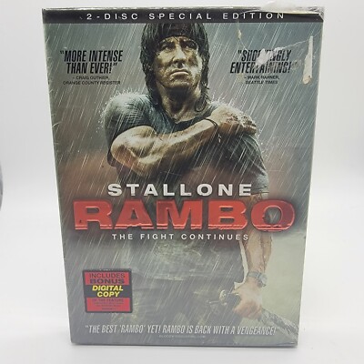 Rambo (DVD, 2008, 2-Disc Set, Special Edition Widescreen) Brand New Sealed 