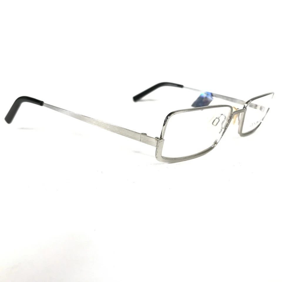 Monturas de gafas Dolce & Gabbana DG405 167 plateadas rectangulares 51-17-135 Foto 2 de 4