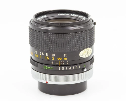 Canon Lens FD 35mm f/2 SSC BL Concave "O" BL Wide Angle Prime Lens