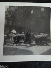 STA264 Sweden Russian Guns Artillery Old Vintage Photo 1900 STEREO Stereoview