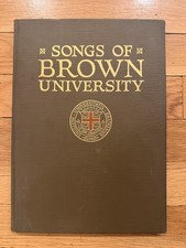 Songs Of Brown University - Book 1921 Hardcover