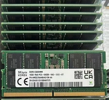 SK Hynix 16GB DDR5 6400 Laptop CSODIMM RAM 1Rx8 PC5-6400B-VA0-1312-XT  262pin