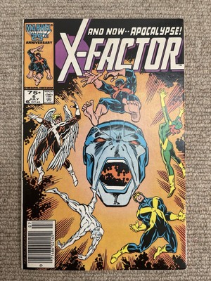 X-Factor #6, Newsstand Edition, NM- (9.2), SIGNED BY LOUISE SIMONSON