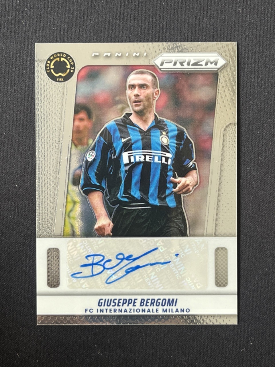 Giuseppe Bergomi 2025 Panini Prizm FIFA Club World Cup Flashback Auto #FA-GB