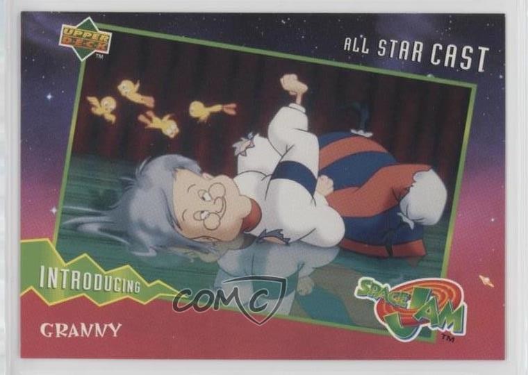 1996 Upper Deck Space Jam All Star Cast Granny #69 1q9